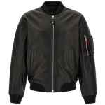 Dsquared2 Leather Bomber Jacket