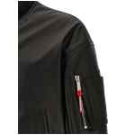 Dsquared2 Leather Bomber Jacket