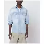 Dsquared2 Light blue washed denim shirt