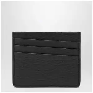 Maison Margiela Black Four Stitches calfskin card holder