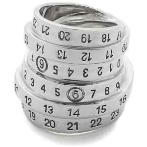 Mm6 Maison Margiela Logo Ring
