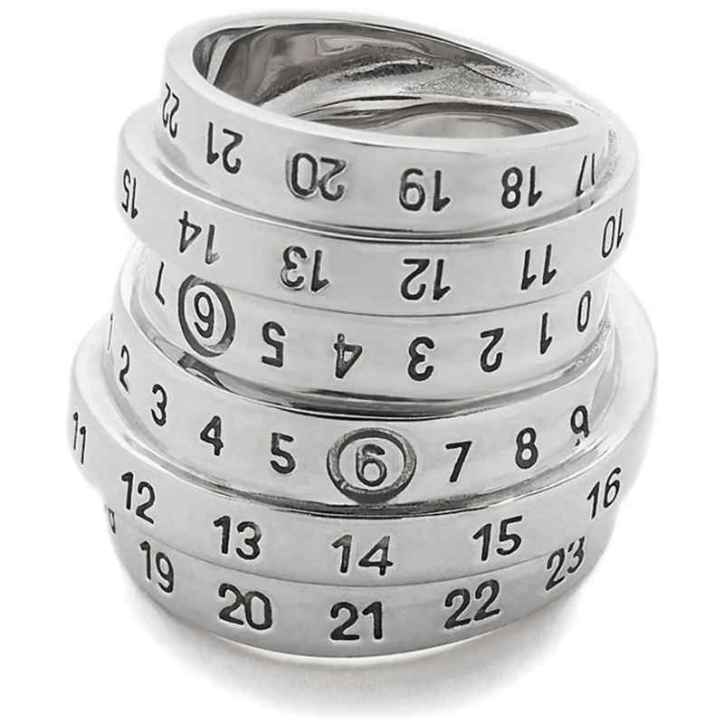 Mm6 Maison Margiela Logo Ring