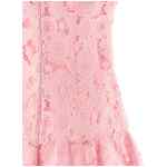 Self-Portrait Pink Lace Collared Dress