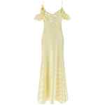 Self-Portrait Satin Striped Long Dress