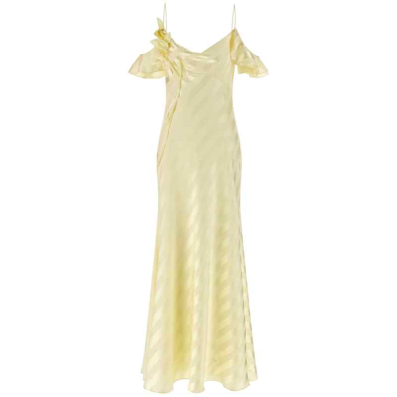 SS26259XAYYELLOW_01_M_2026-03-02T09-43-33.521Z-2 Self-Portrait Satin Striped Long Dress