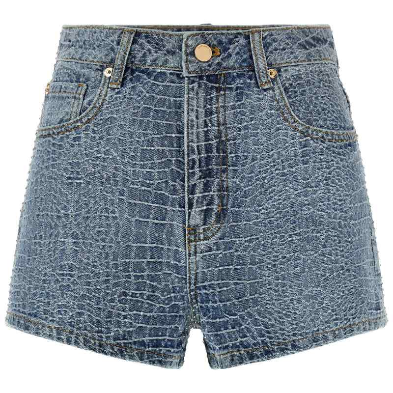Self-Portrait Rhinestone Shorts