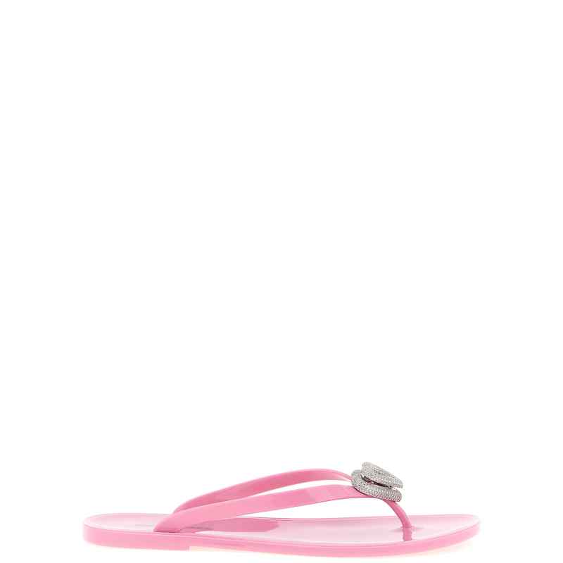 Mach & Mach Double Heart Sandals