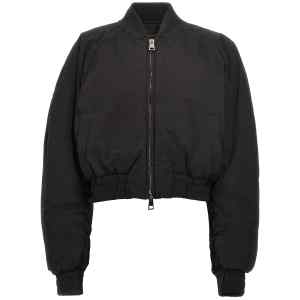 The Andamane Sierra Cropped Bomber Jacket
