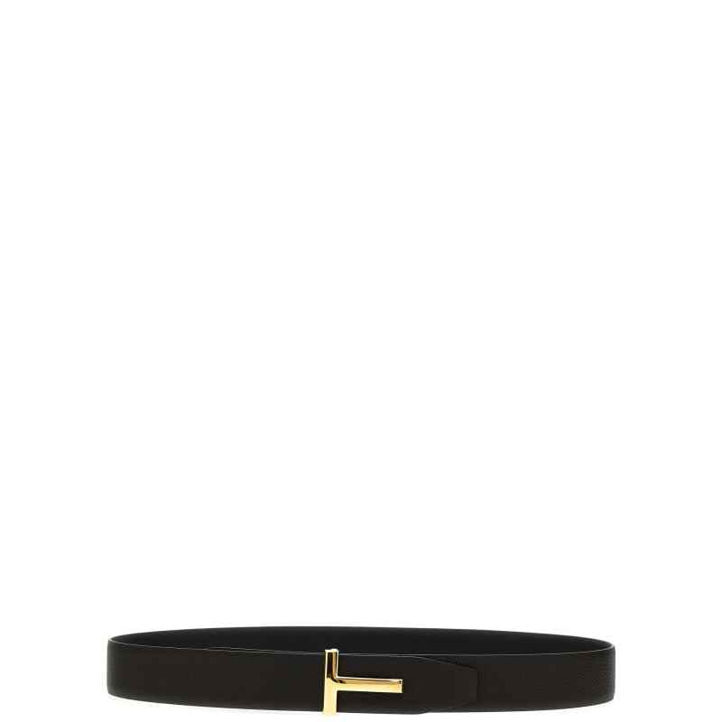 Tom Ford Buckle Logo Reversible Belt