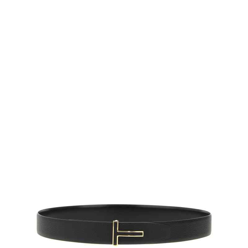 Tom Ford Logo Buckle Reversible Belt