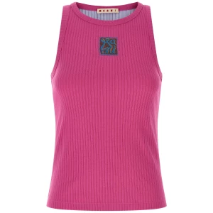 Marni Logo Patch Tank Top