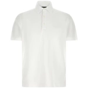 Zegna Piqué Cotton Polo Shirt