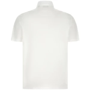 Zegna Piqué Cotton Polo Shirt