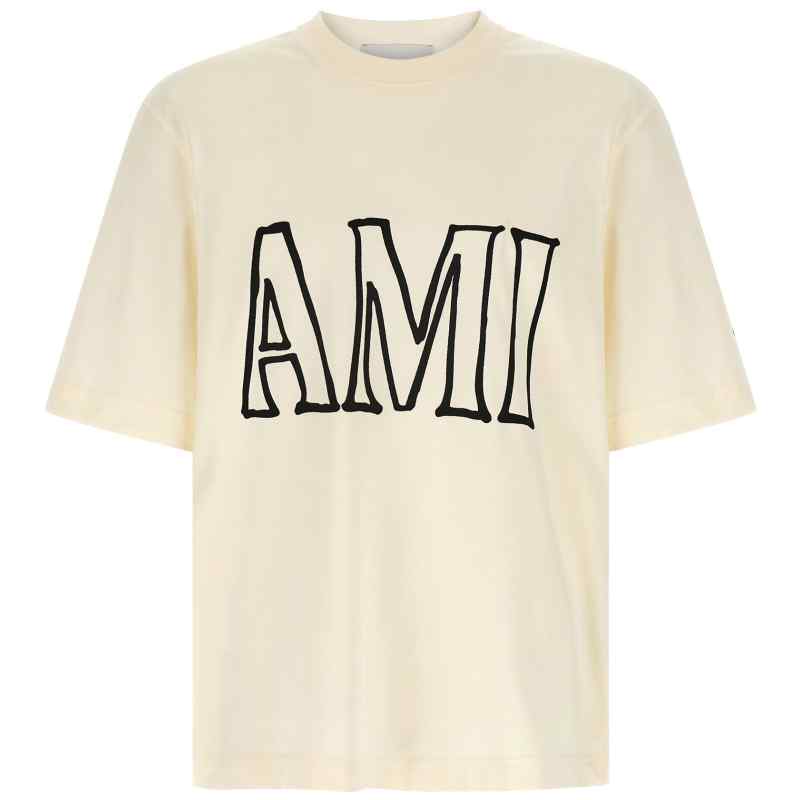 Ami Paris Logo Print T-shirt