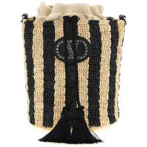 Valentino Garavani Raffia Small Bucket Bag