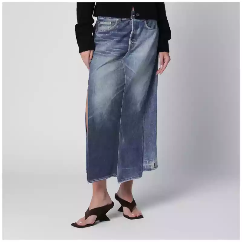 Our Legacy Craft midi denim skirt