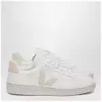 VEJA Sneakers V-12 in white and pink leather