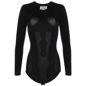 Maison Margiela Long Sleeves Crew Neck Bodysuit