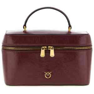 Pinko Crumpled Effect Leather Handbag