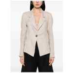 Emporio Armani Linen single-breasted jacket