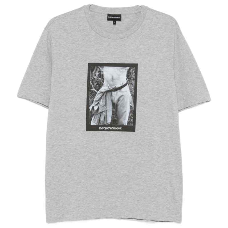 EMPORIO ARMANI CAPSULE T-shirts and Polos GREY