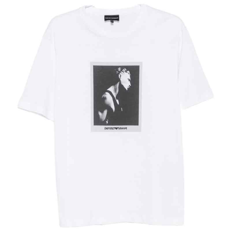 EMPORIO ARMANI CAPSULE T-shirts and Polos WHITE