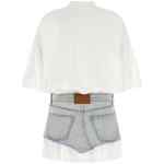 Alexander Wang Denim Skirt Polo Dress