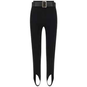 Self-Portrait Leggings With Stirrup And Belt
