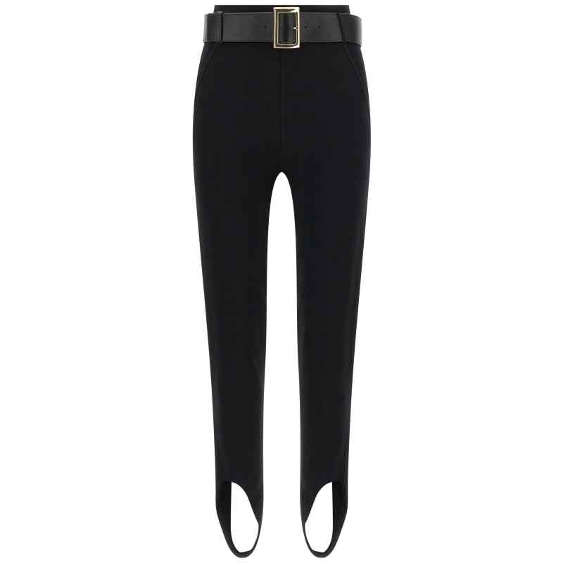 AW26174PBBLACK_01_M_2026-07-31T08-43-13.712Z Self-Portrait Leggings With Stirrup And Belt