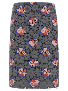 Fendi Bouquet Lace Skirt