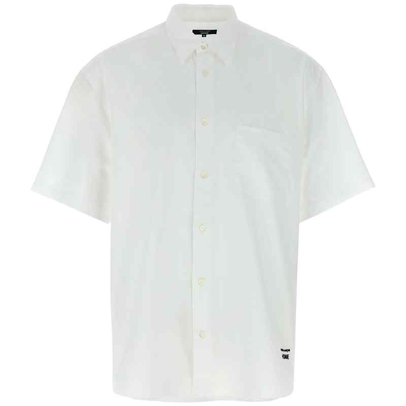 HOB1033_01_M_2025-02-27T10-21-17.61Z Comme Des Garҫons Homme Logo Embroidery Shirt