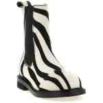 Moschino Zebra Pony Ankle Boots