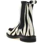 Moschino Zebra Pony Ankle Boots