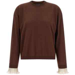 Fabiana Filippi Pleated Cuffs Sweatshirt