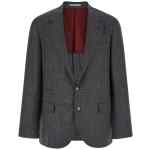 Brunello Cucinelli Blazer Flamed Canvas Blazer
