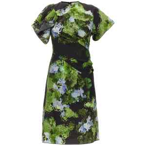 Victoria Beckham Floral Printed Dress