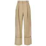 Victoria Beckham Maxi Turn-up Pants