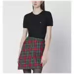 Vivienne Westwood Black Bea wool and silk top