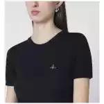 Vivienne Westwood Black Bea wool and silk top