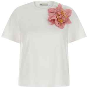 Tory Burch Floral Applique T-shirt