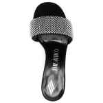 The Attico Rem Mules with rhinestones 60mm