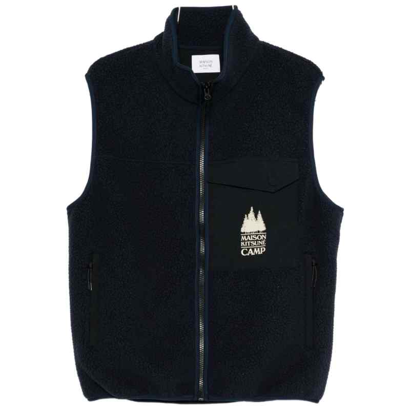 Maison Kitsuné Fleece zipped vest