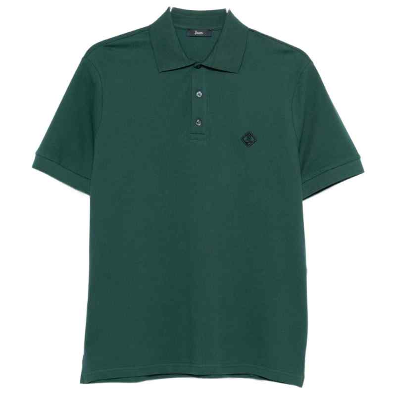 Herno Logo cotton polo shirt