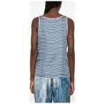 Pierre Louis Mascia Striped silk tank top