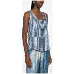 Pierre Louis Mascia Striped silk tank top