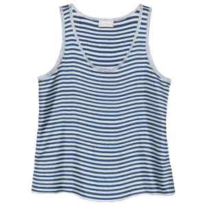 Pierre Louis Mascia Striped silk tank top
