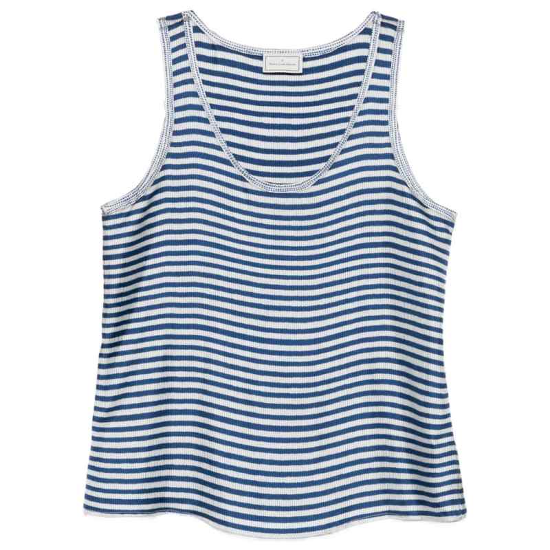 Pierre Louis Mascia Striped silk tank top