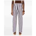 Forte Forte Striped drawstring trousers