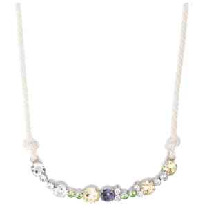 Forte Forte Crystal braided necklace