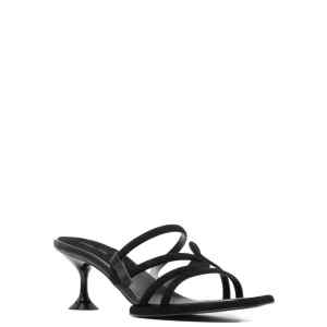 Sergio Rossi Suede leather heel sandals